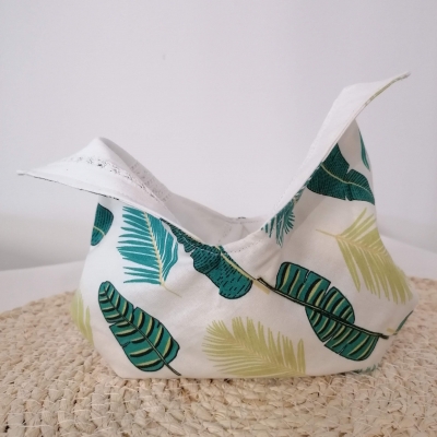 paniére réversible paniére, lin, coton,