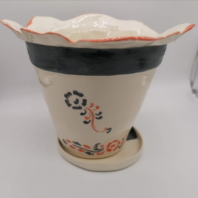 cache pot céramique cache pot, céramique, terre lanche