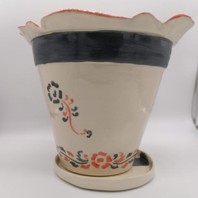 cache pot céramiqueA cache pot, céramique, terre lanche