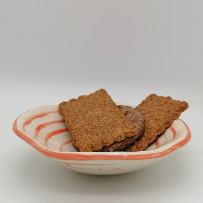 coupelle florale en céramique ligne grise coupelle en céramique