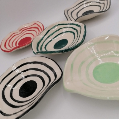 coupelle florale en céramique ligne jade coupelle en céramique