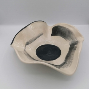 saladier, céramique, terre blanche